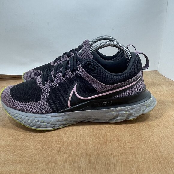 Nike React Infinity Run FK 2 Women Size 9 Purple CT2423-500 Running Gym Shoes - Picture 3 of 9